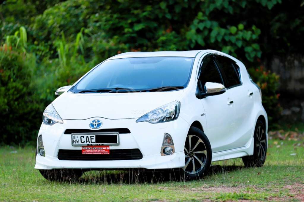 Toyota Aqua Hybrid Rental Car Sri Lanka